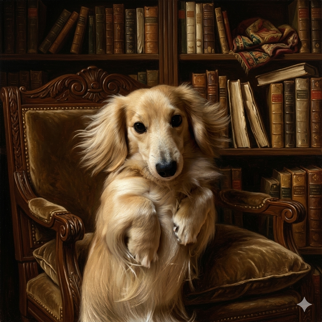 Classical Pet Oil Painting Masterpiece