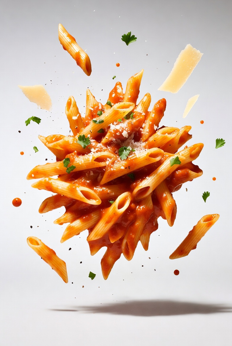 High-End Levitating Food Photography